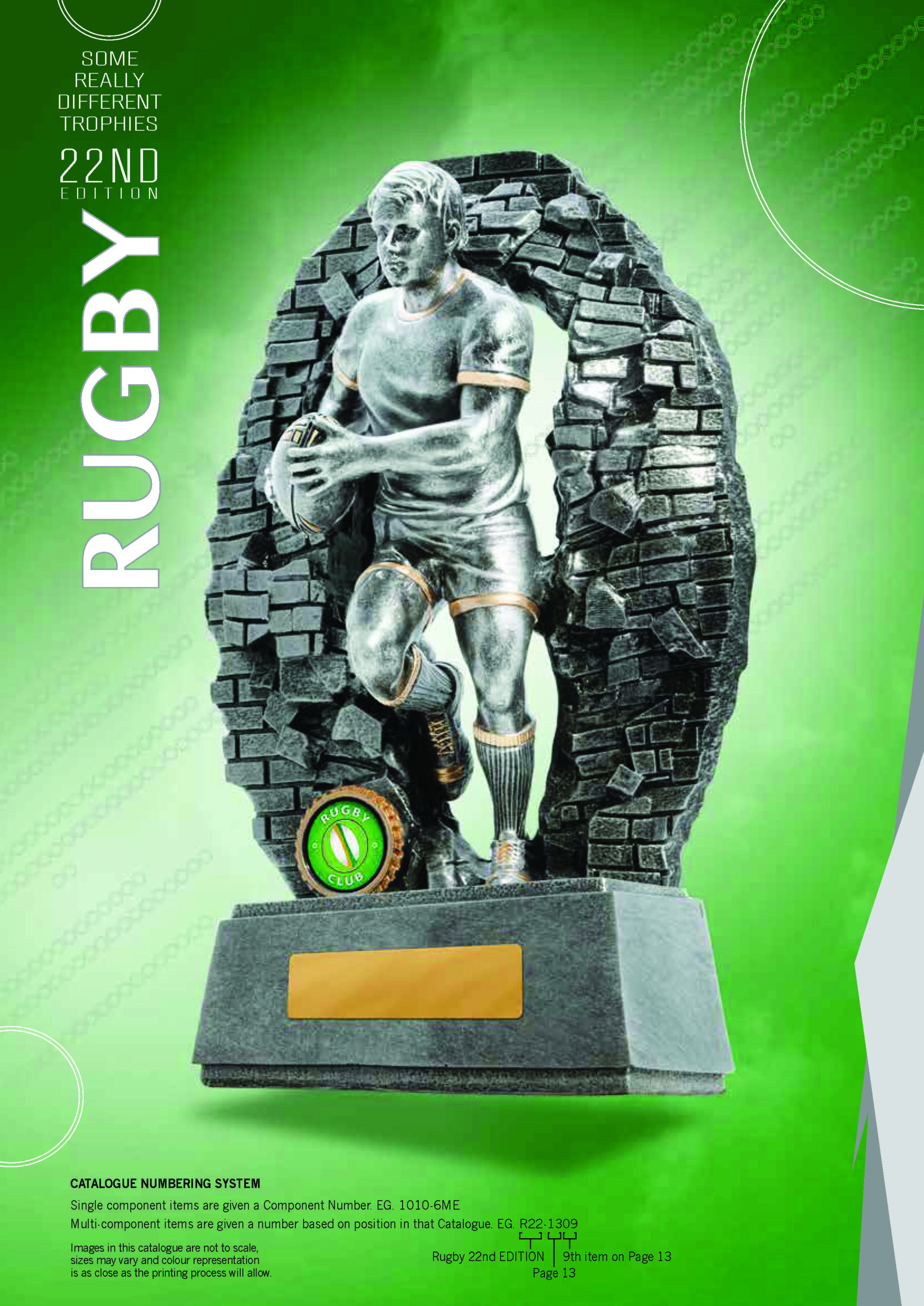 Rugby engraved Trophies - Jb Signs